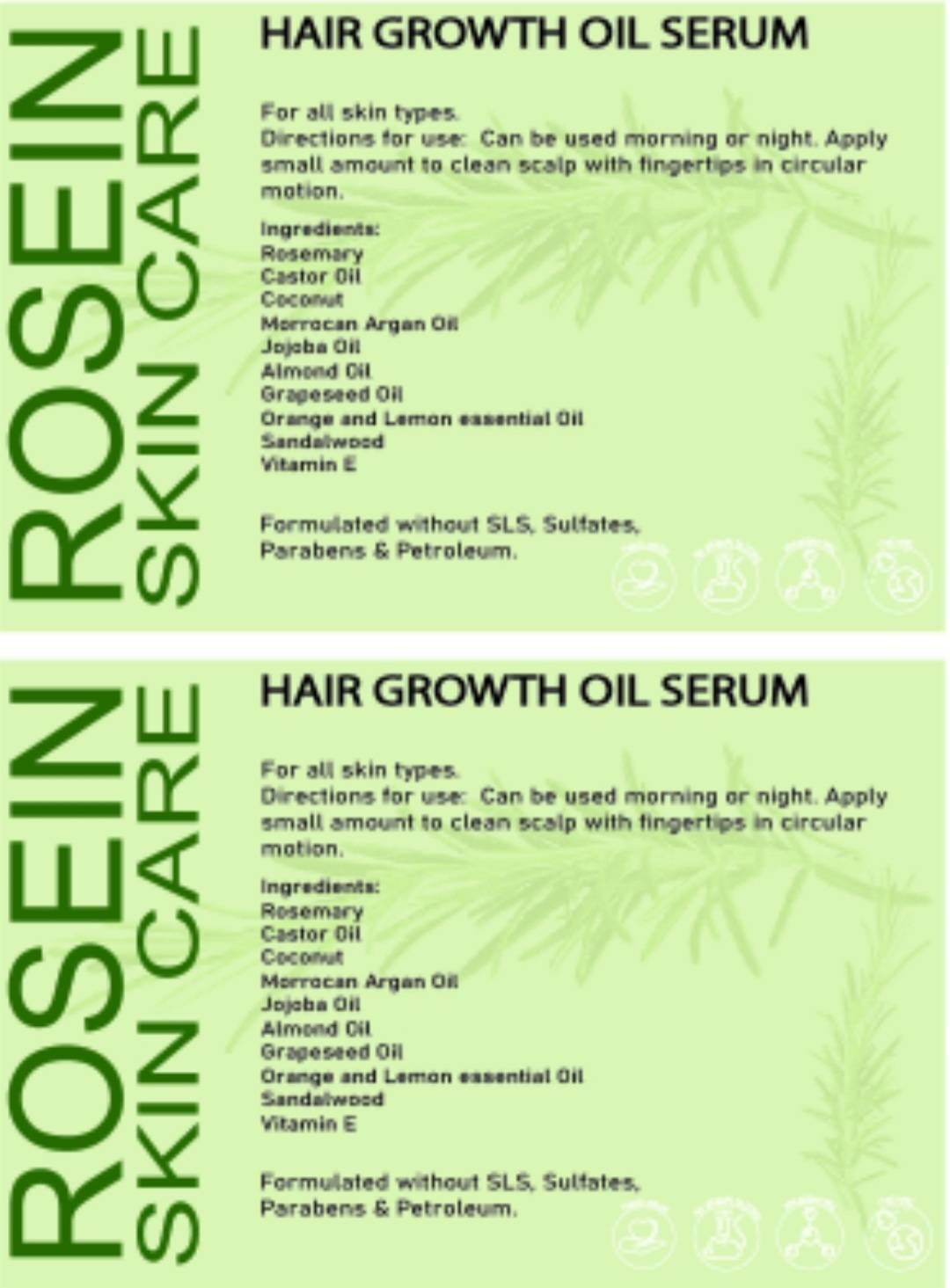 Rosemary Hair Growth Oil Serum | Beard Growth Oil Serum | Scalp Oil | Rosemary Hair Growth Oil