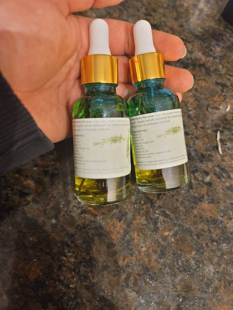 Rosemary Hair Growth Oil Serum | Beard Growth Oil Serum | Scalp Oil | Rosemary Hair Growth Oil